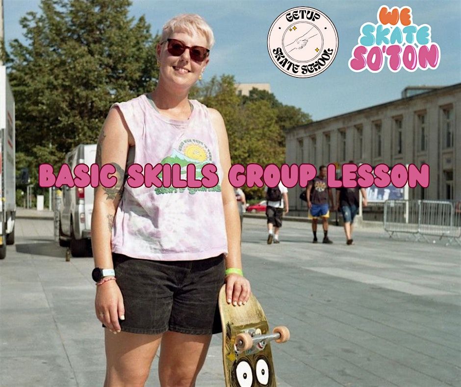 Get rolling! Group skateboard lesson