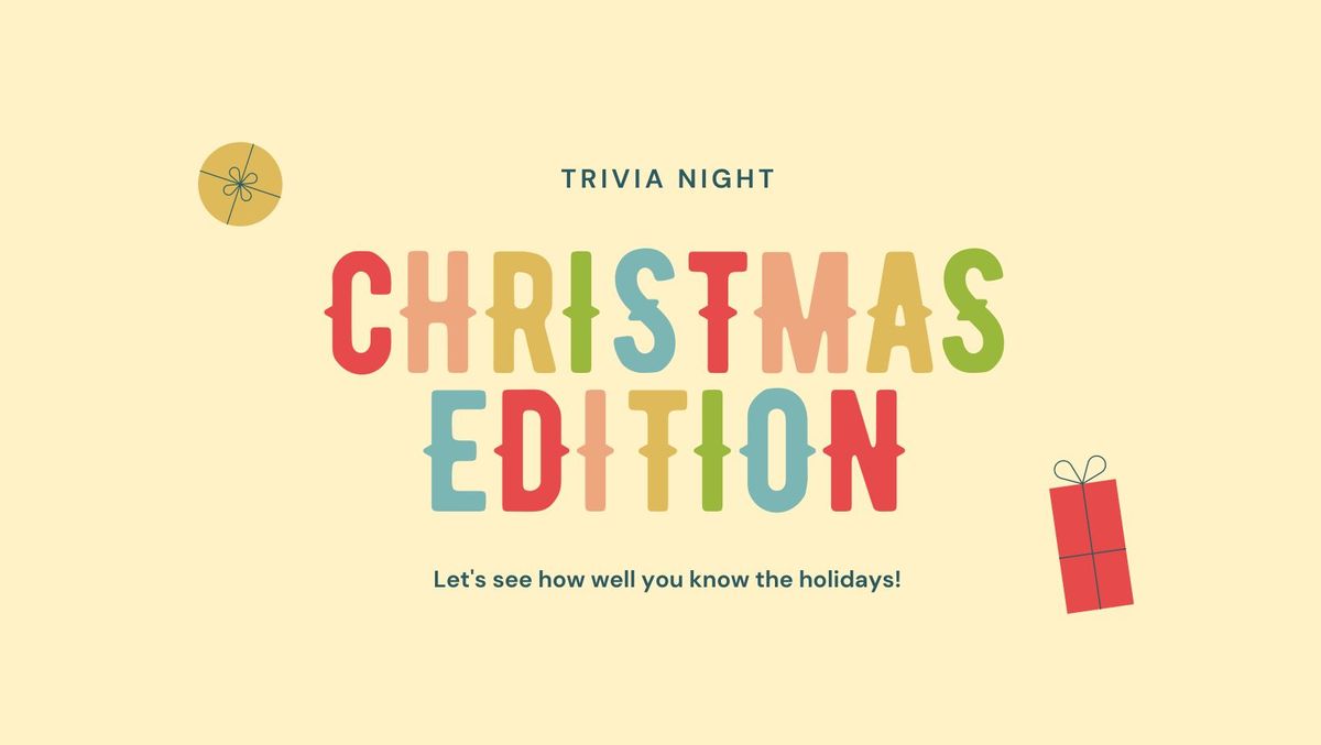 Trivia Night-Christmas Edition