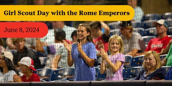 Girl Scout Day with the Rome Emperors \u26be