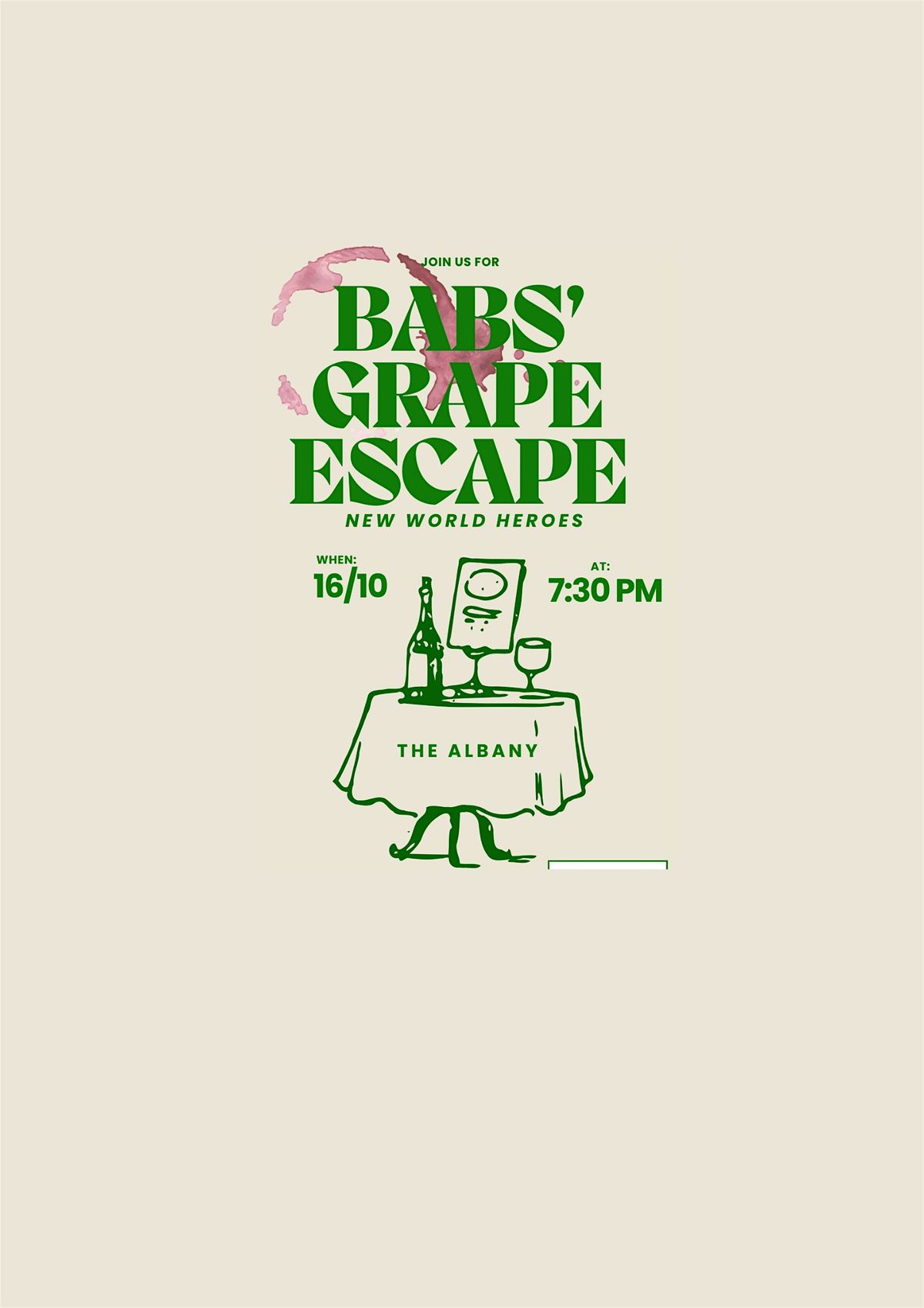 Babs' Grape Escape: New World Heroes
