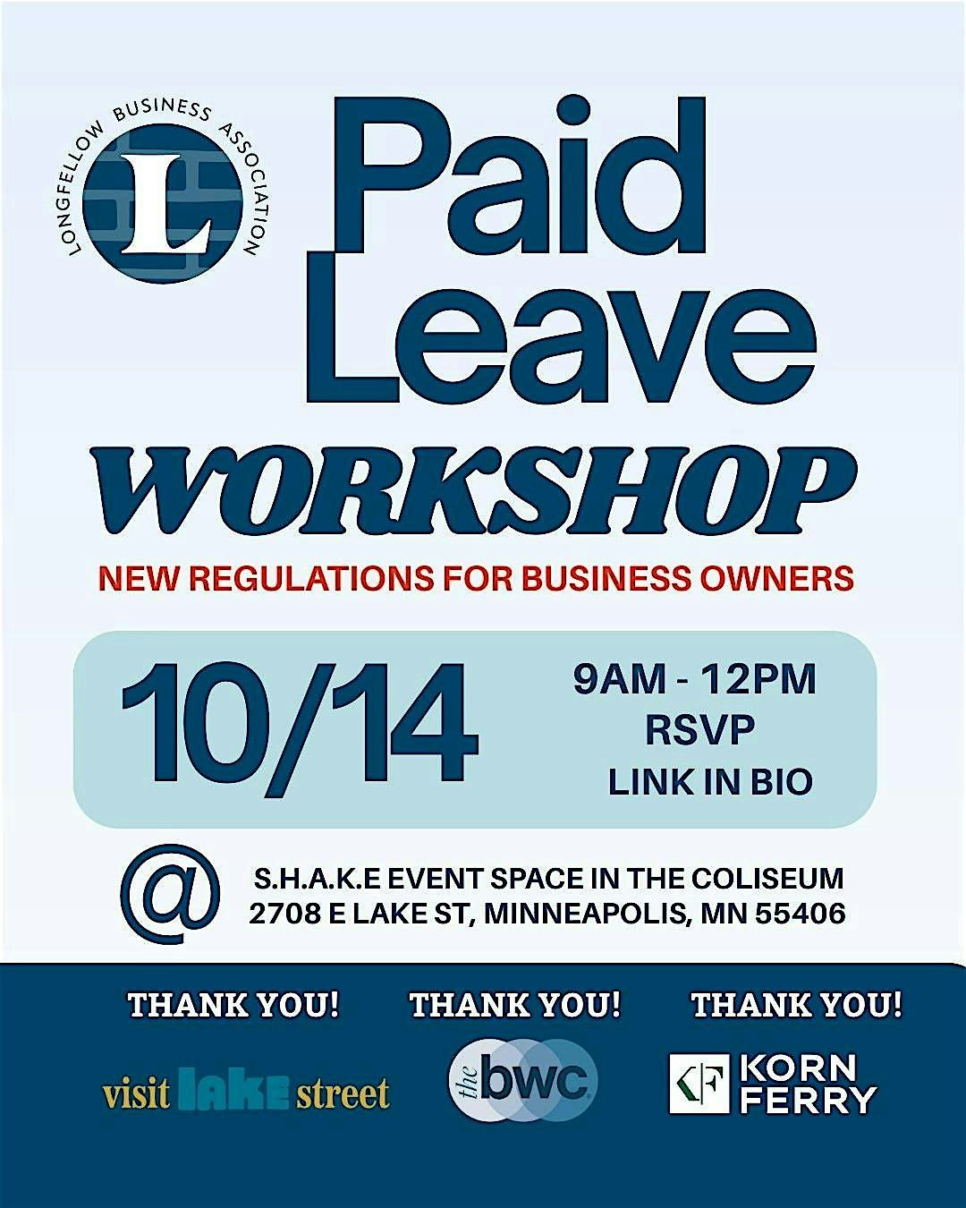 Paid Leave Workshop