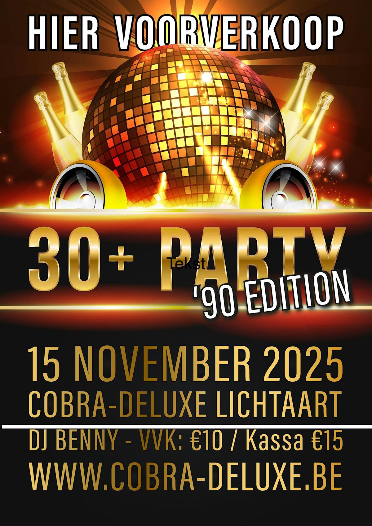 30+ party the "90 edition