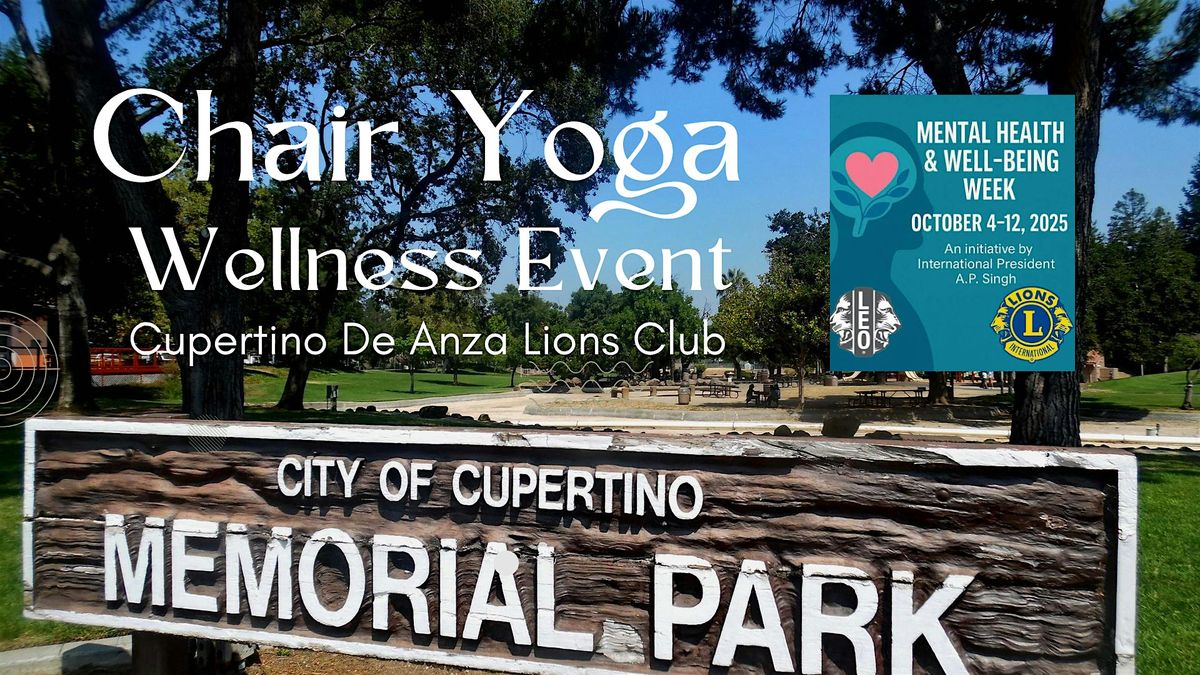 Cupertino Community Chair Yoga Wellness Event