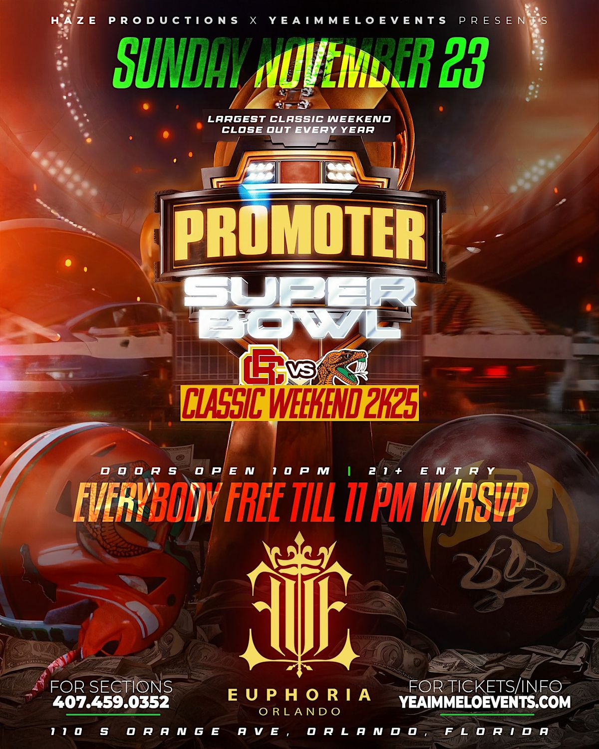 Promoter Super Bowl - Classic Weekend - Euphoria