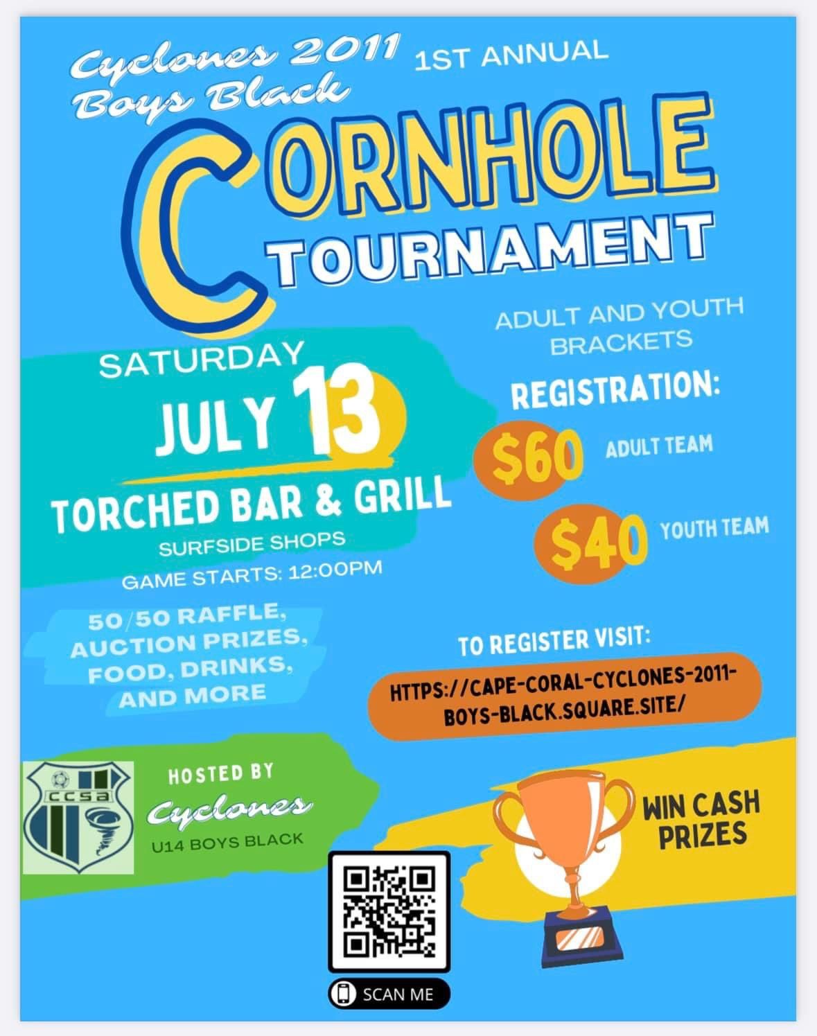 First Annual Cornhole Tournament