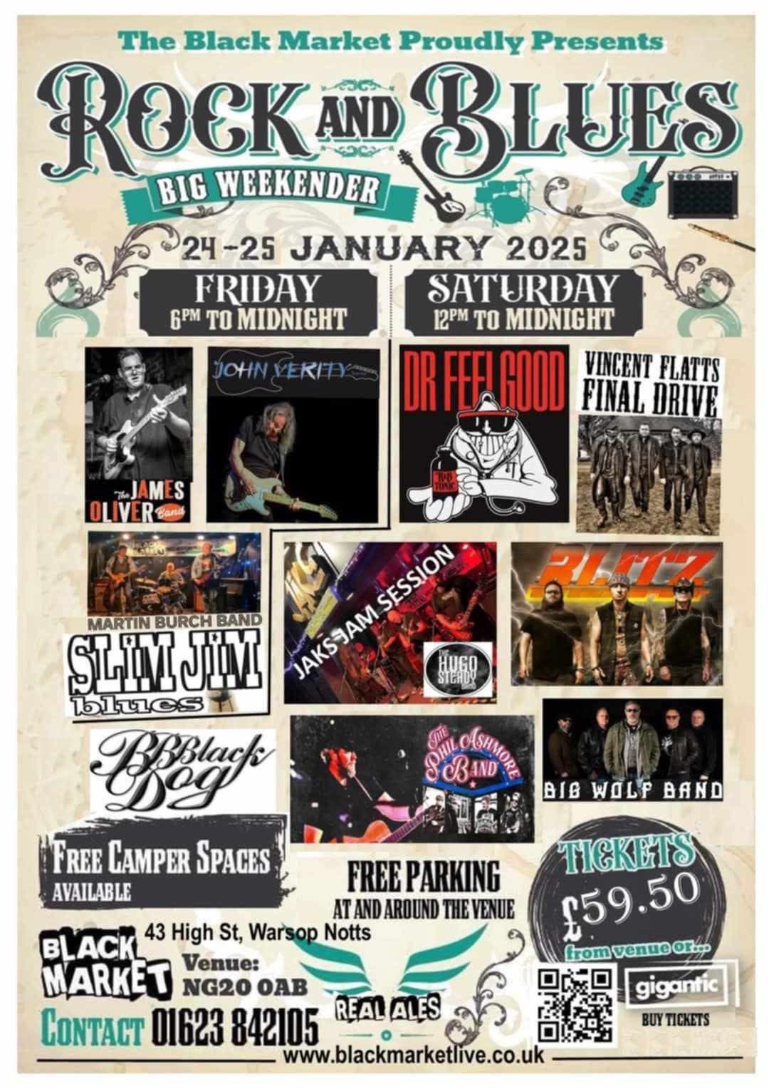 Rock and Blues Big Weekender 2025 