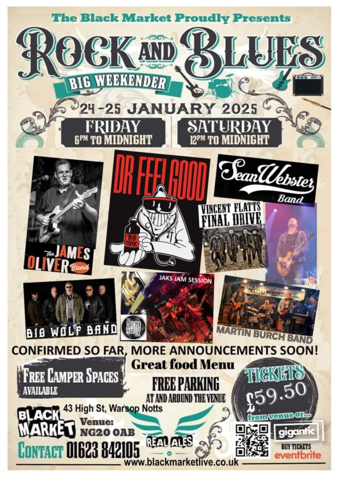 Rock and Blues Big Weekender 2025 