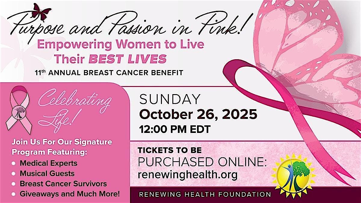 11th Annual Purpose and Passion in Pink! Luncheon