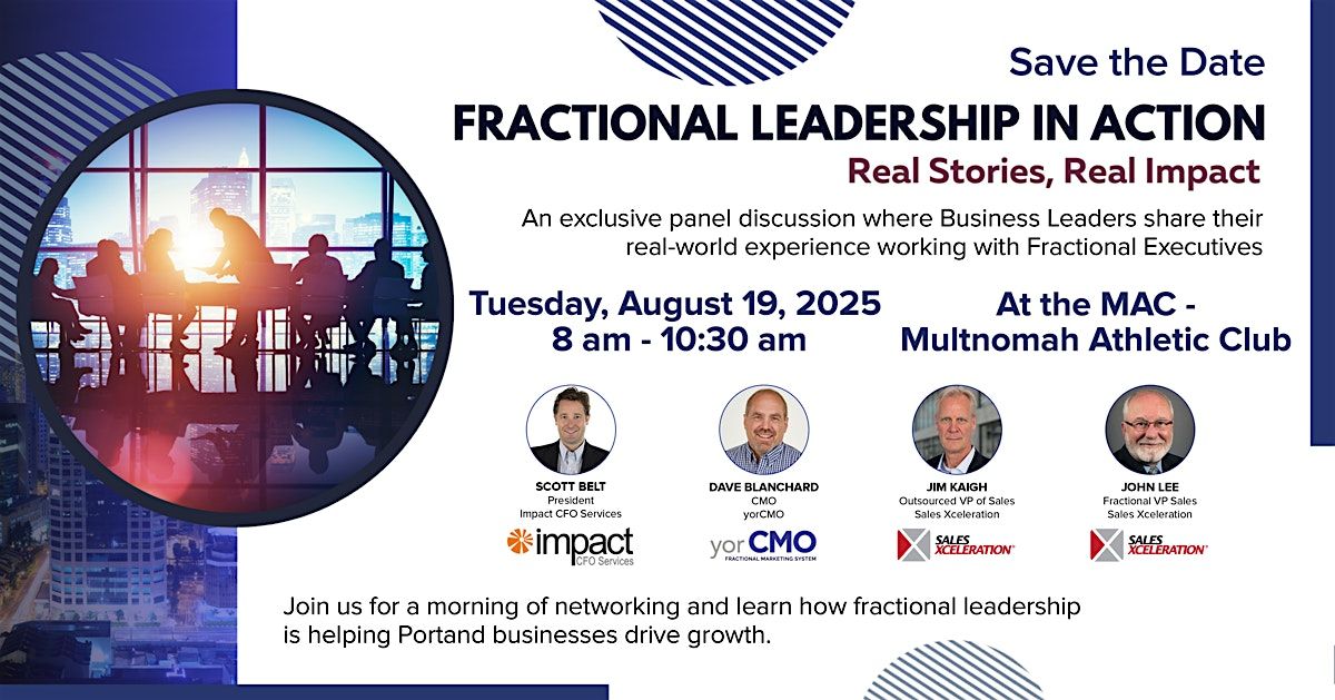 FRACTIONAL LEADERSHIP IN ACTION - Real Stories, Real Impact