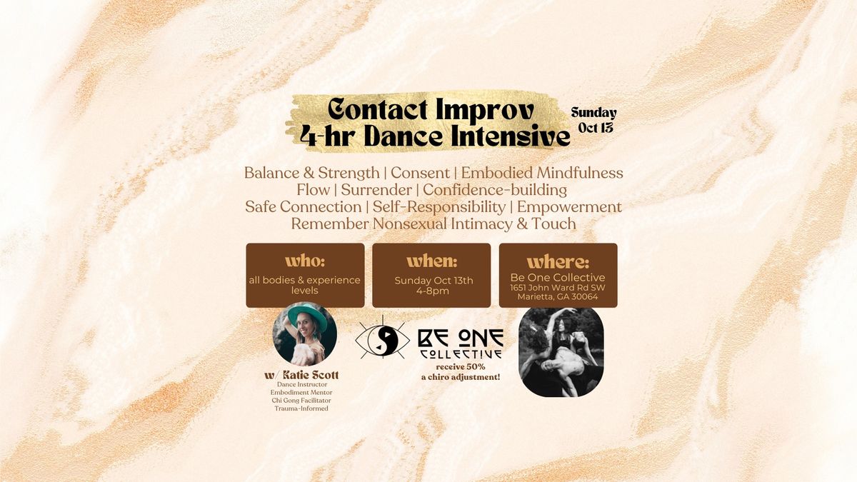 Contact Improv Intensive (4hr) with Katie Scott (ATL) 