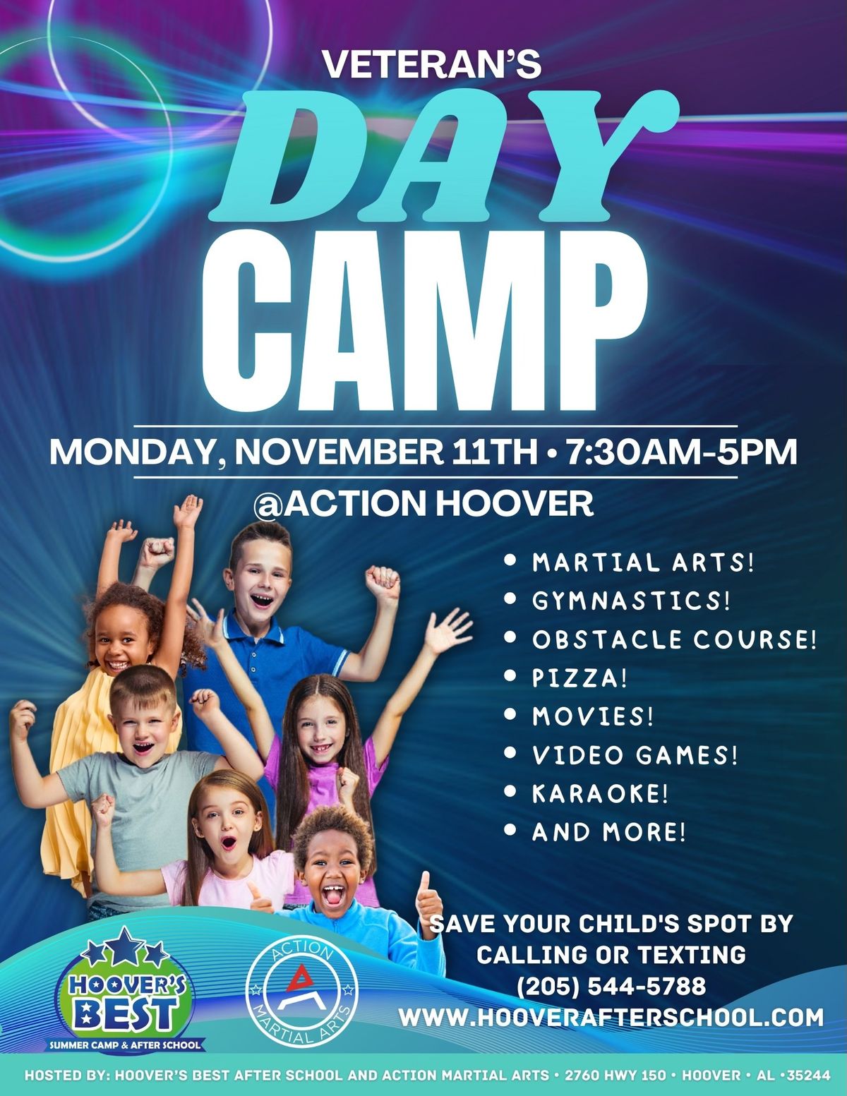 Hoover's BEST Veteran's Day Camp