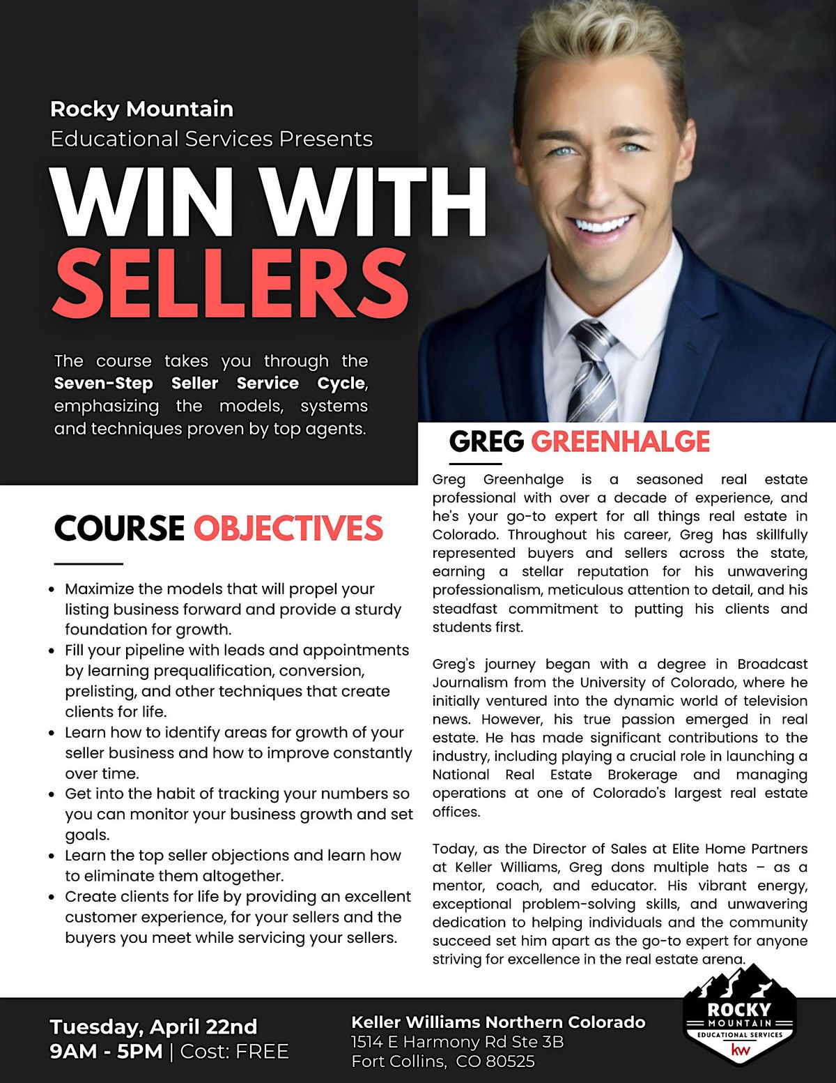 Win With Sellers -- With Greg Greenhalge