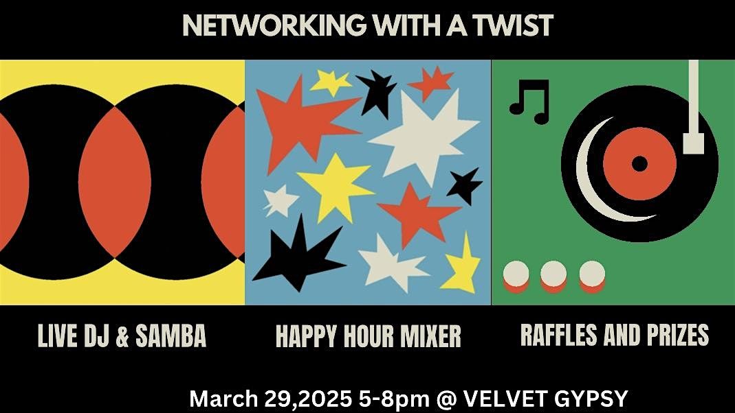 NETWORKING MIXER WITH A TWIST