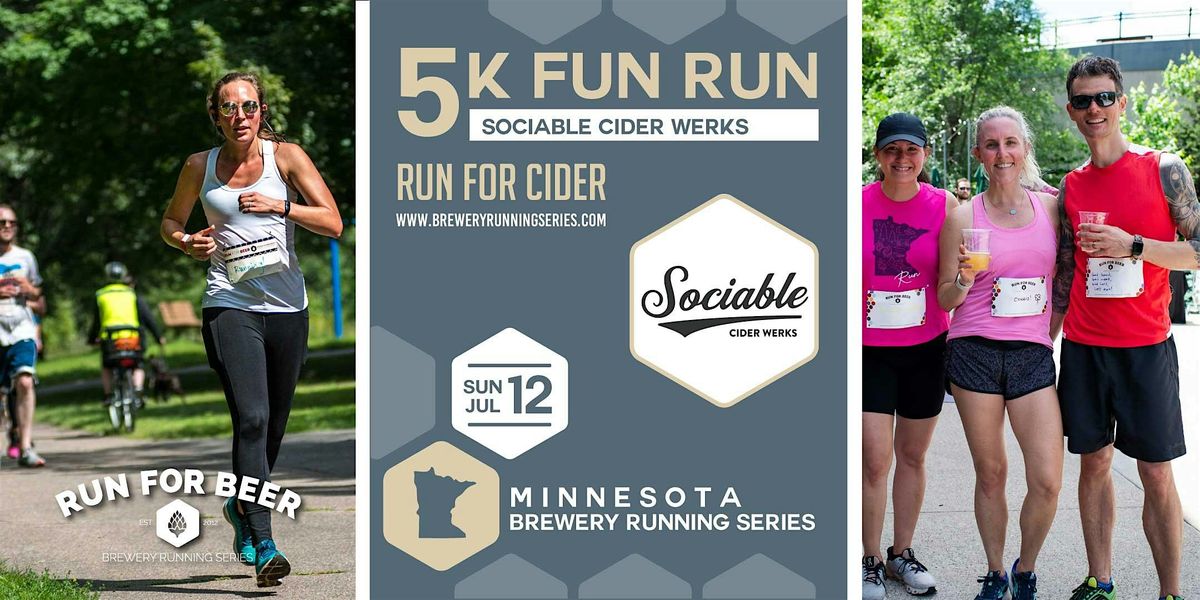 5k Fun Run x Sociable Cider Werks | 2026 MN Brewery Running Series