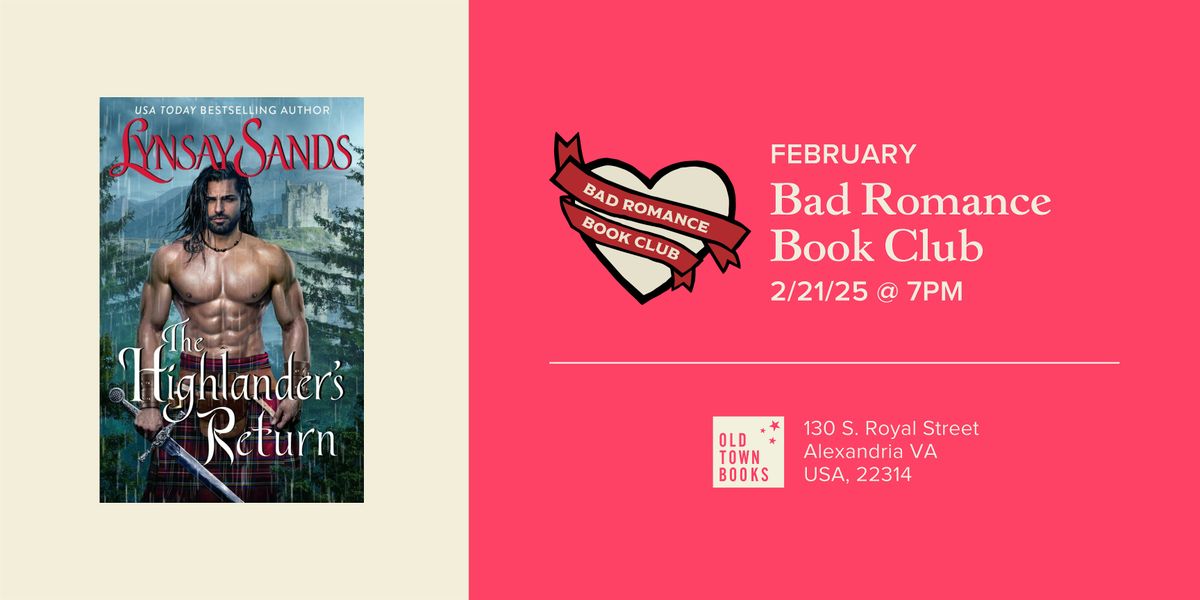 February Bad Romance Book Club: The Highlander's Return by Lynsay Sands