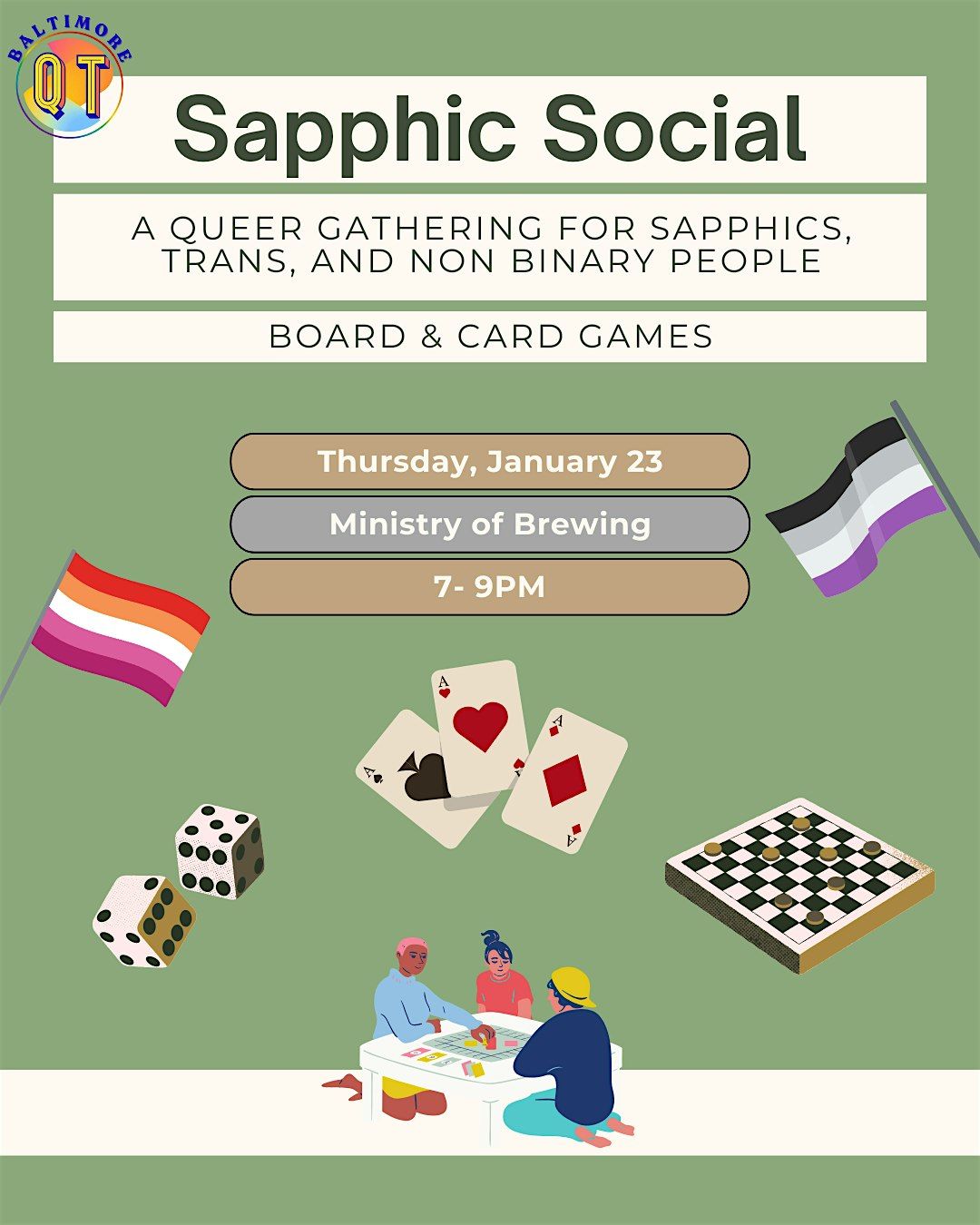 Sapphic Social: Game Night