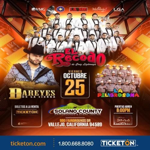 BANDA EL RECODO, DAREYES DE LA SIERRA & MAS