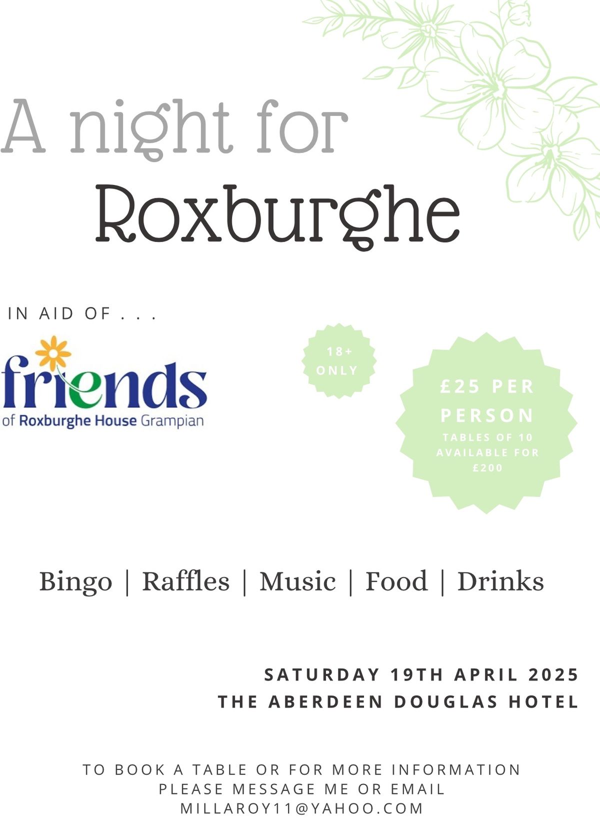 A night for Roxburghe\ud83c\udf08\ud83d\udc9b\u2728