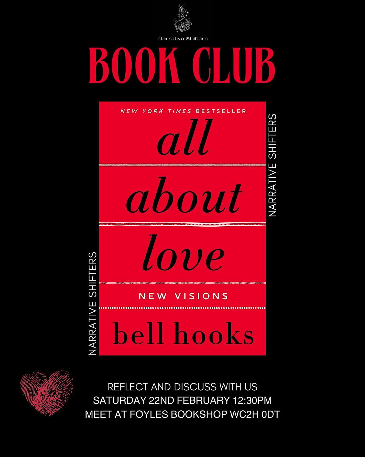 Narrative Shifters' Bookclub: All About Love by Bell Hooks