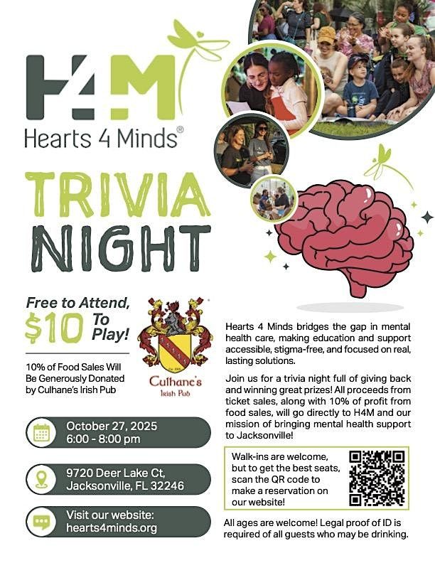 Hearts 4 Minds FUNraising Trivia Event