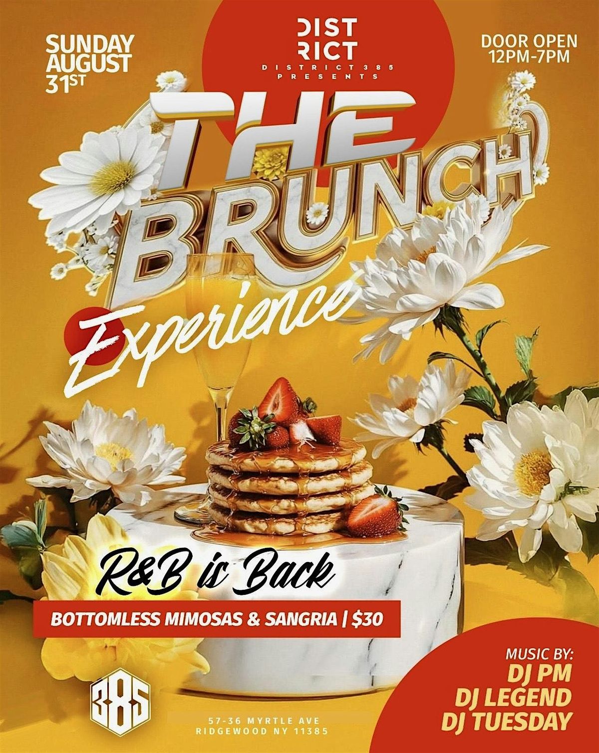 The District 385 Brunch Experience R&B Day Party
