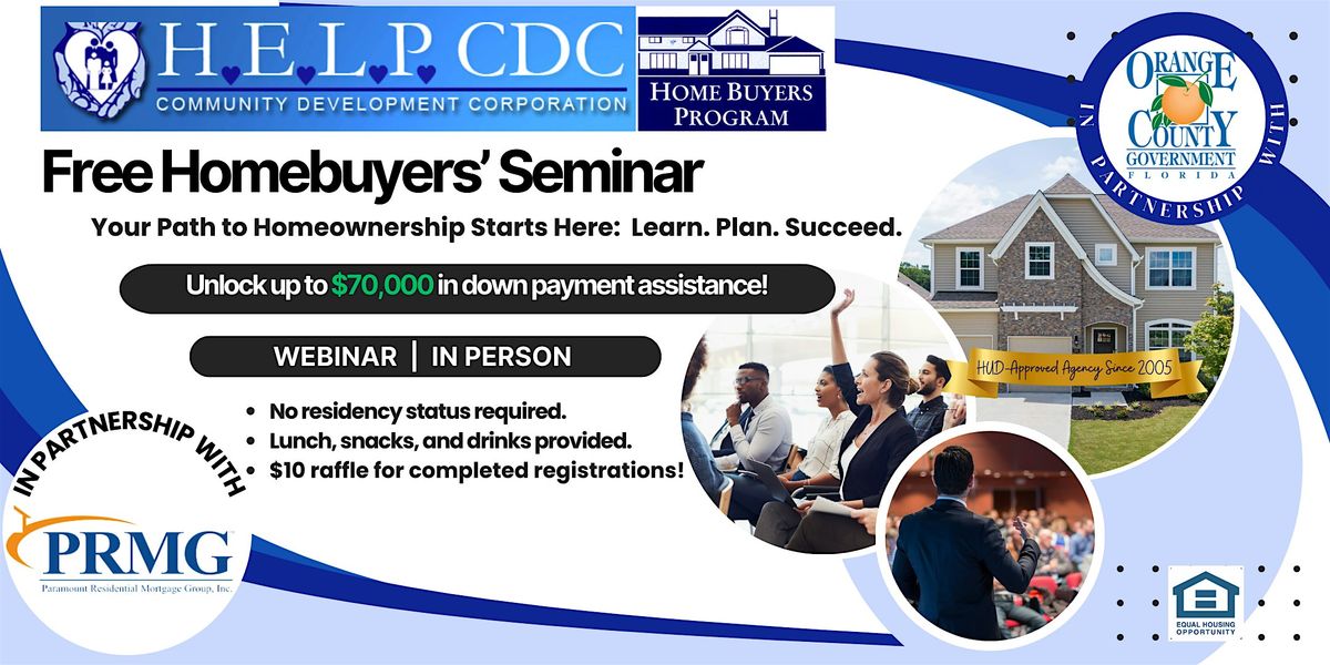 Free Homebuyer\u2019s Seminar: From Credit to Closing