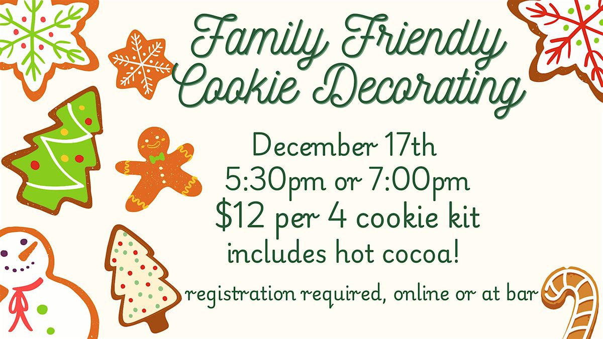 Holiday Cookie Decorating Family Event