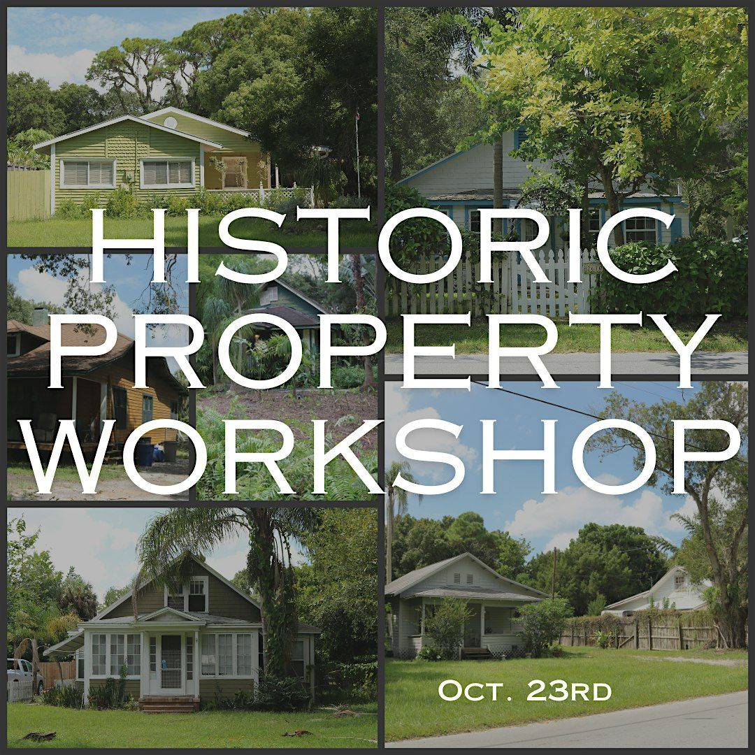 Historic Property Workshop: Learn About New Loans & Preservation Resources