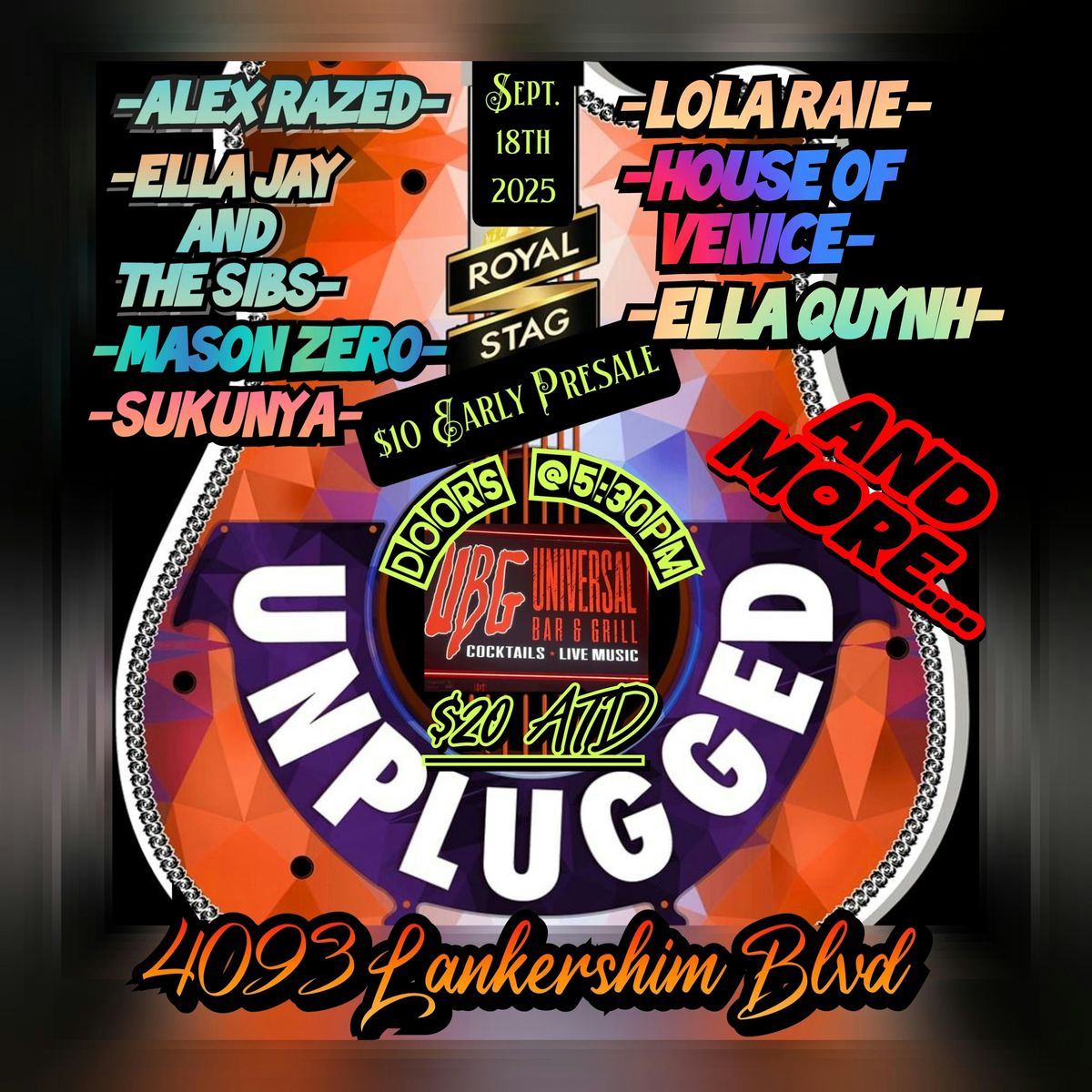 UBG Unplugged