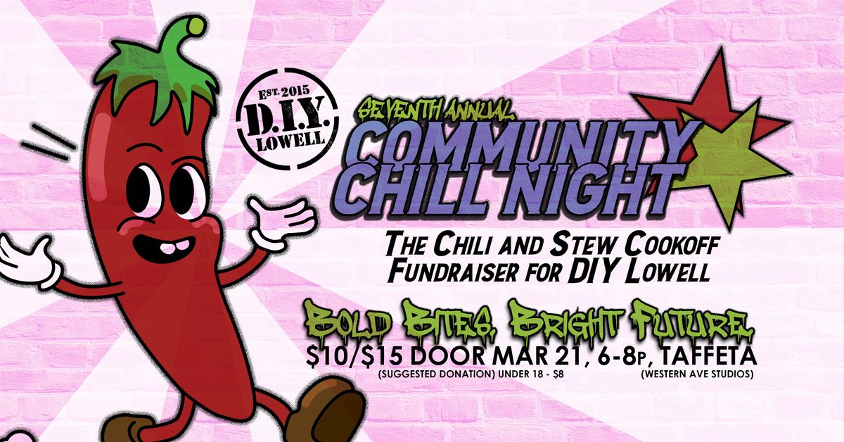 DIY Lowell Chill Night Chili & Stew Contest