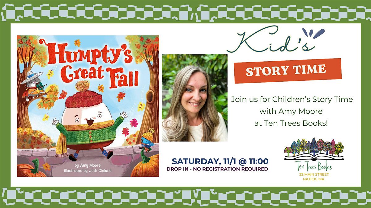 Children's Story Time with the Author at Ten Tree Books