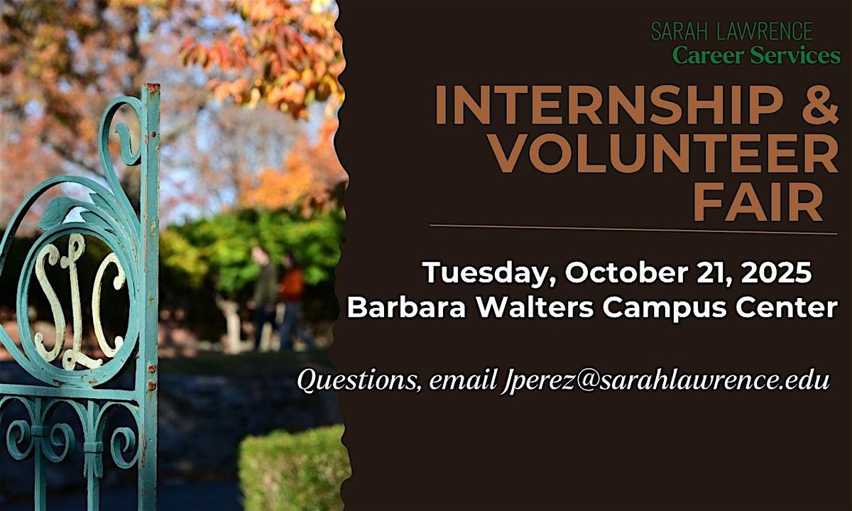 Fall 2025 Internship & Volunteer Fair