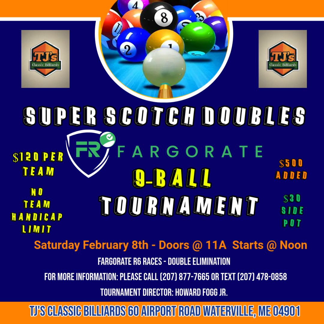 Super Scotch Doubles Tournament!!!