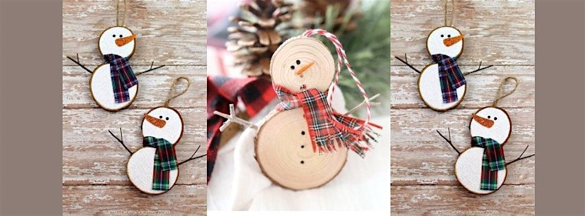 Kids Craft Class: Snowman Ornament #1