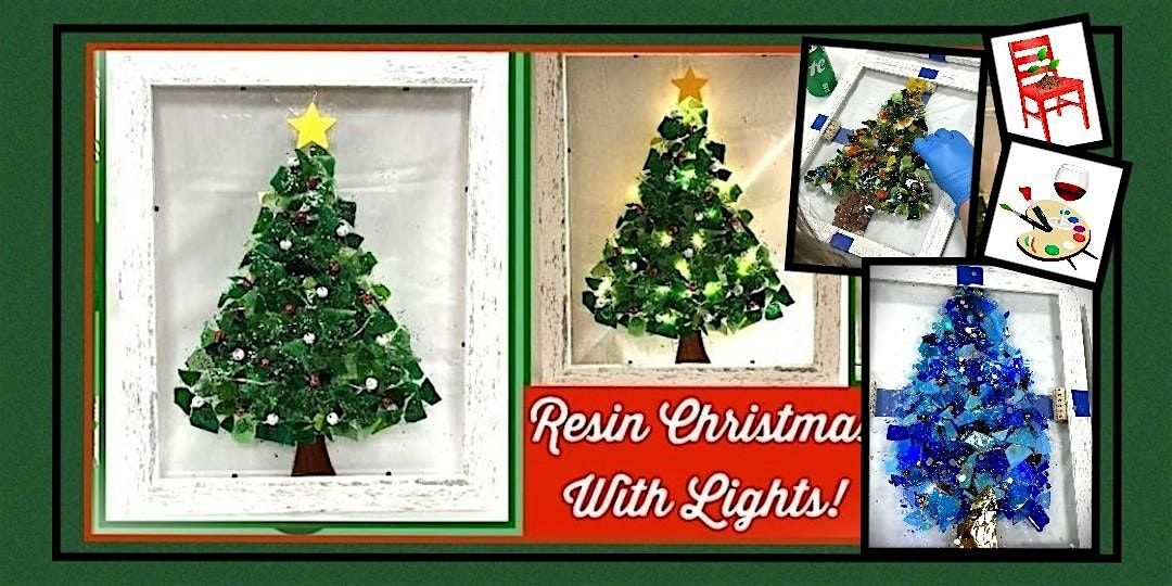 Resin Christmas - With Lights!