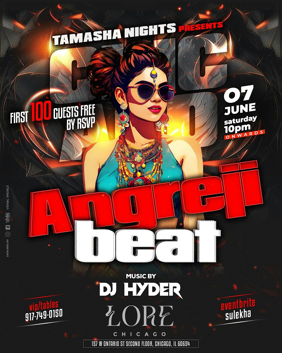 CHICAGO'S #1 DESI PARTY, JUNE 7TH, FT. DJ HYDER @LORE NIGHTCLUB