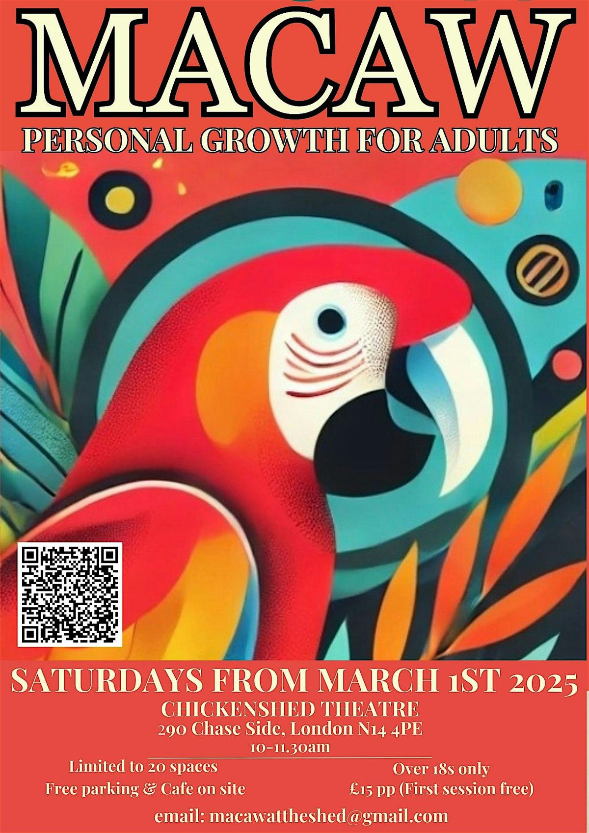 MACAW - WELLBEING WORKSHOPS FOR GROWN-UPS