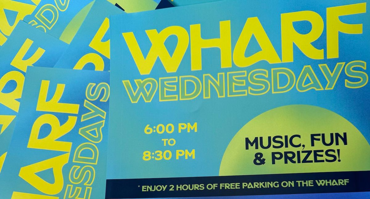 \ud83c\udfb8 Wharf Wednesdays: Music, Fun & Prizes