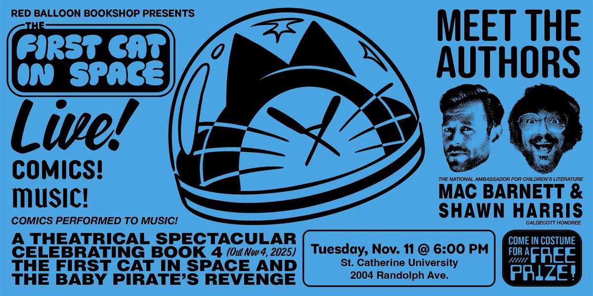 Mac Barnett  and Shawn Harris, The First Cat in Space LIVE!