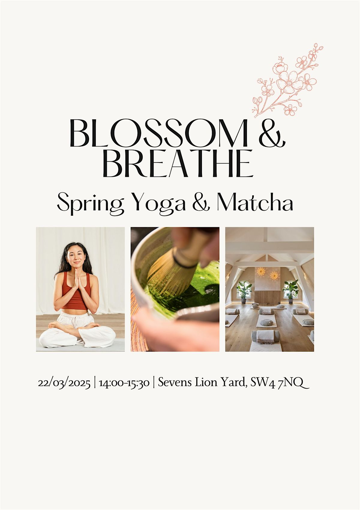 Blossom & Breathe: Spring Yoga & Matcha Workshop