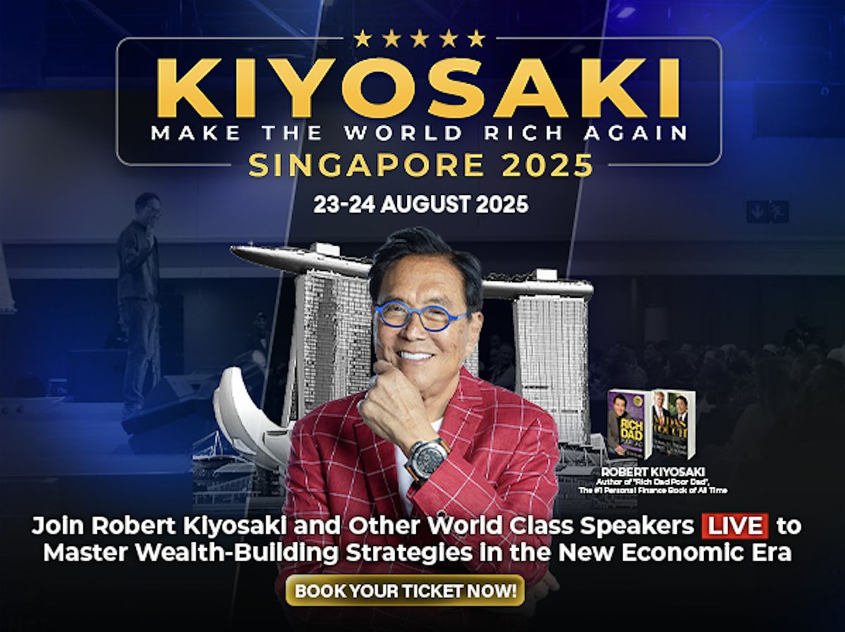 Robert Kiyosaki Live in Singapore: Make the World Rich Again!