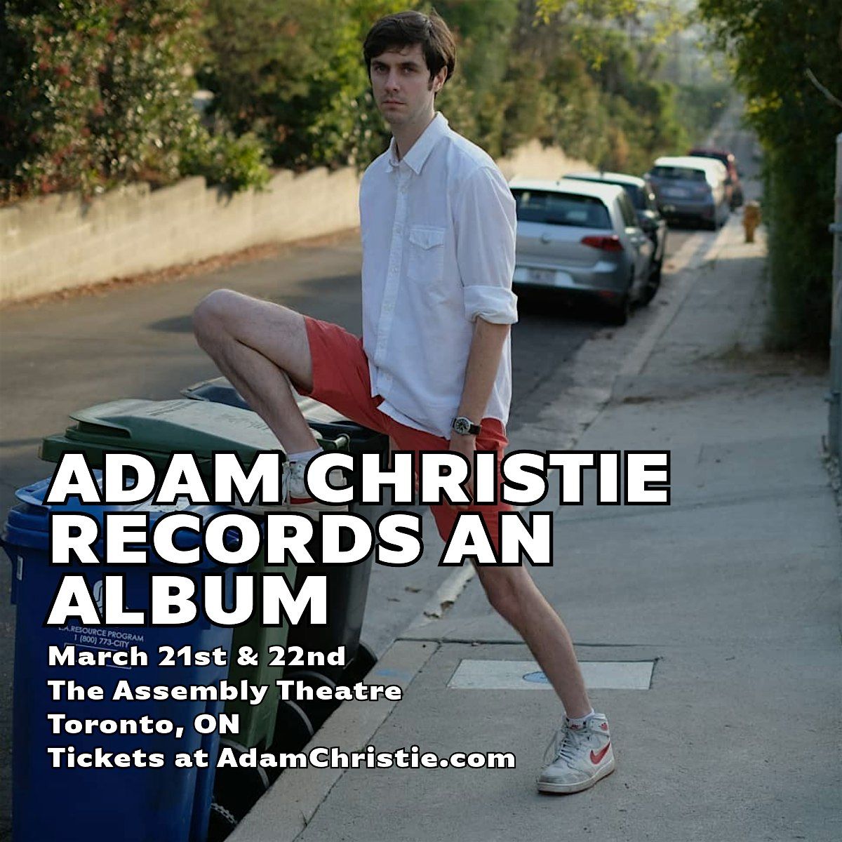 Adam Christie Records a Stand-Up Album