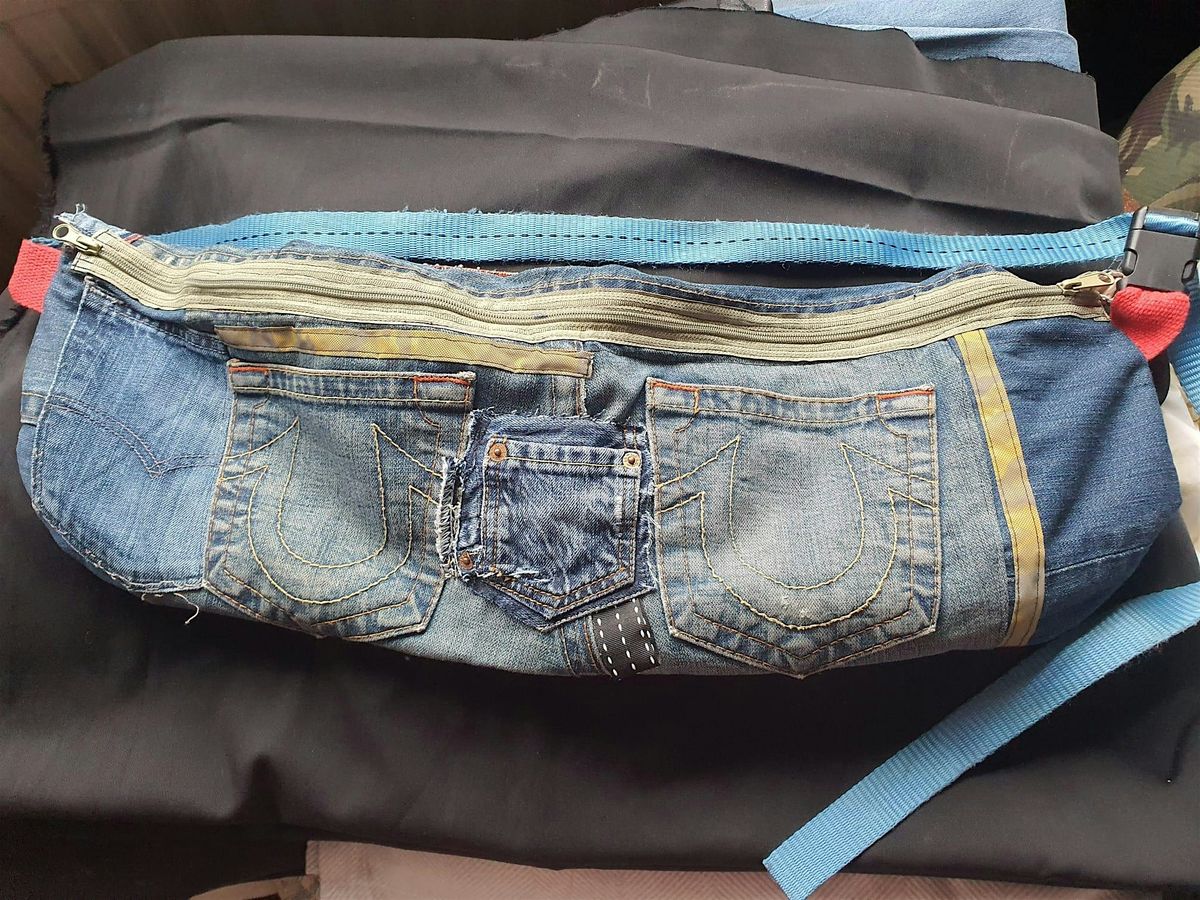 Upcycled Denim Crossbody Bag Sewing Class