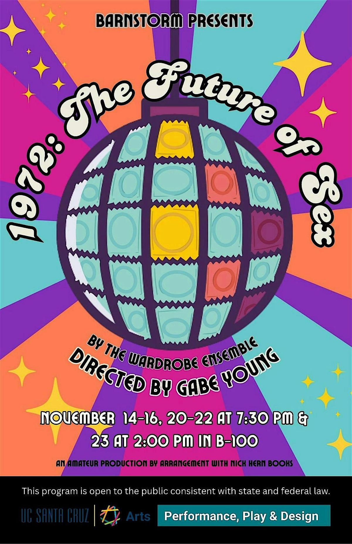 Barnstorm Presents: 1972: The Future of Sex (Fri, Nov 14)