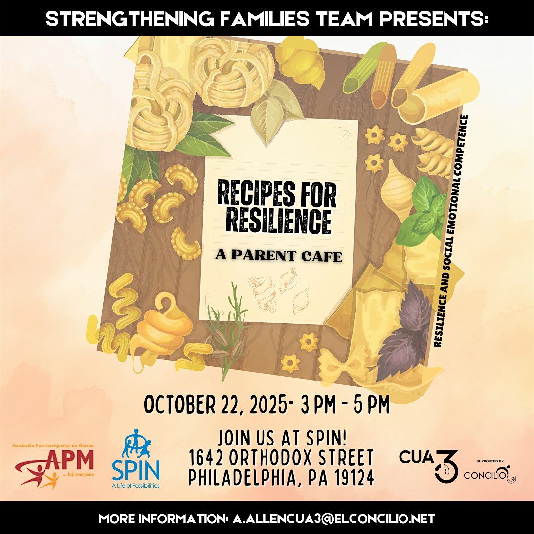 Parent Cafe: Recipes for Resilience!