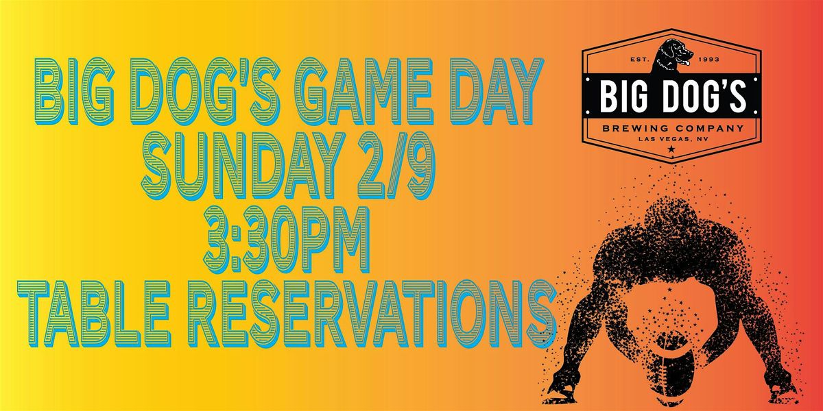 Draft House-Super Bowl Game Reserved Tables (2\/09 - Kick off 3:30pm)