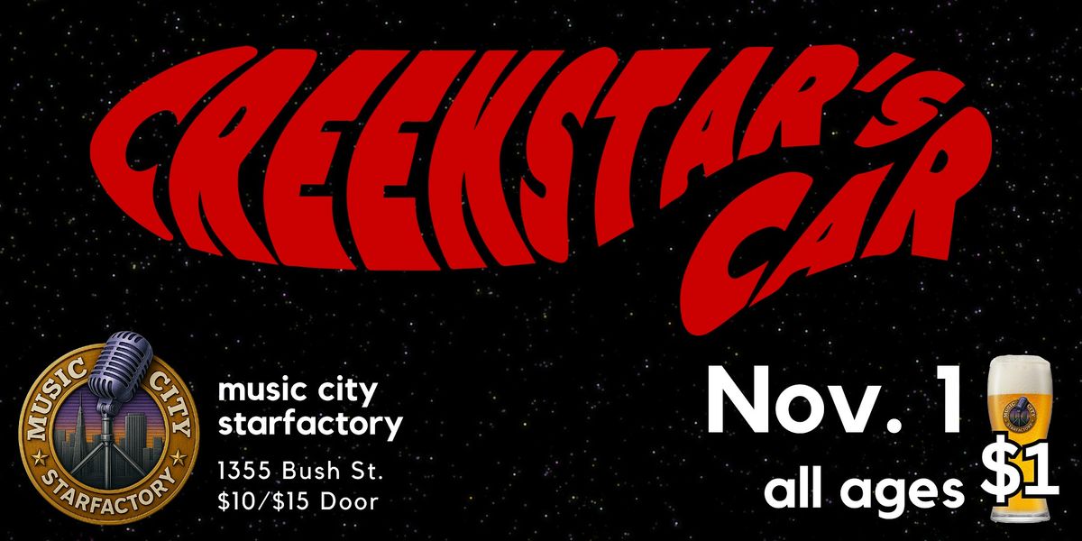 Creekstar's Car - Live at Music City Starfactory | Alt Rock