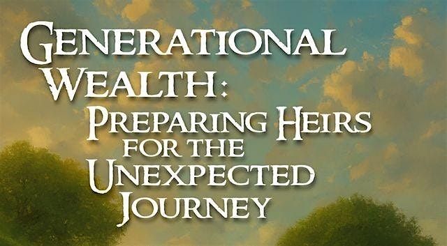 Generational Wealth: Preparing Heirs for the Unexpected Journey