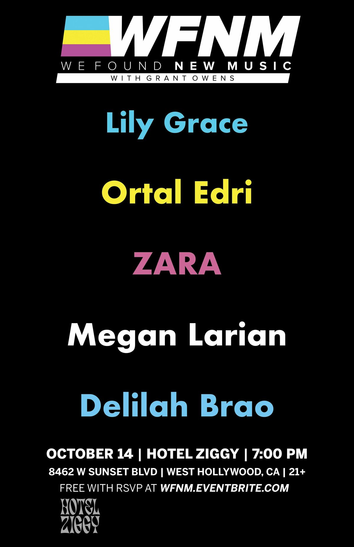 Lily Grace, Ortal Edri, ZARA, Megan Larian, Delilah Brao