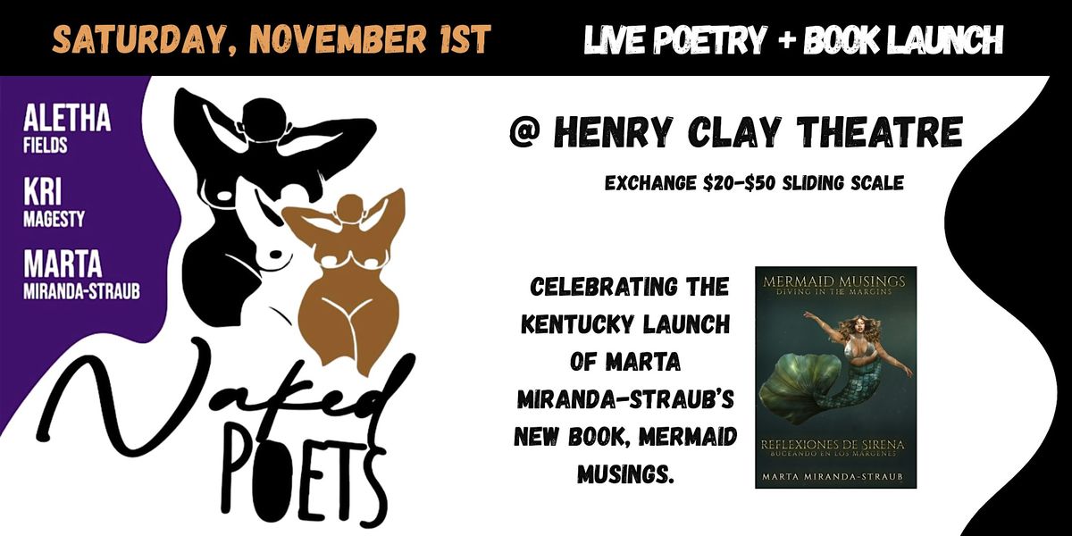 Naked Poets Live Poetry + Book Launch